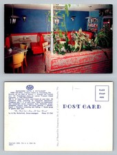Treasure Island, Florida, Buccaneer Motel & Restaurant Interior Vintage Postcard