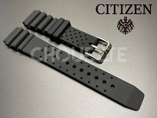 OEM Citizen 20mm Black Rubber Watch Band for Promaster NY0040-09E, NY0081-10L