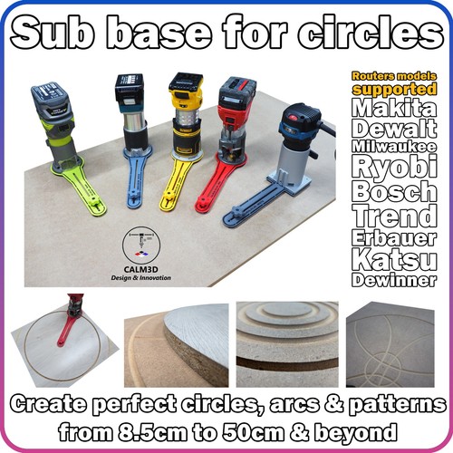 Circle cutter sub - -base,
