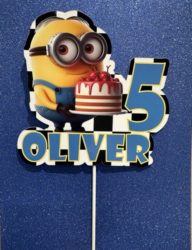Minions cake topper - minions,