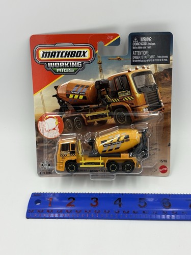 Matchbox working rigs cement - working,