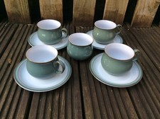 4 X DENBY REGENCY GREEN TEA
