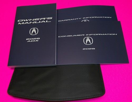 2026 acura adx - owners, manual