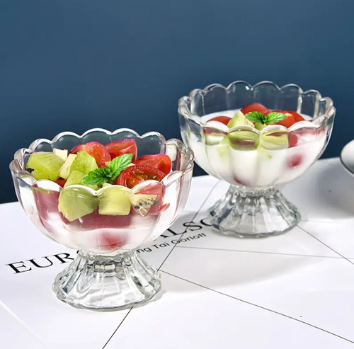 Ice cream sundae glasses - cream,