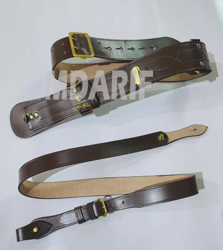 Sam brown belt with - brown,