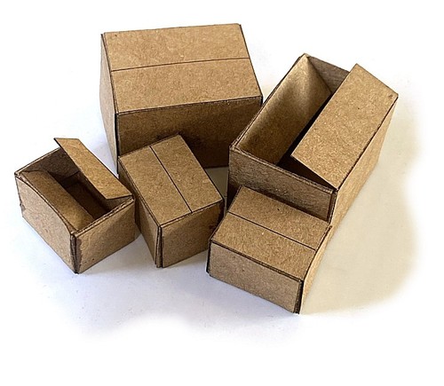 Cardboard boxes dolls - 19,