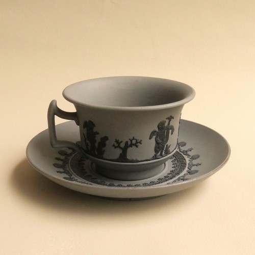 Sarreguemines cup saucer - sarreguemines,