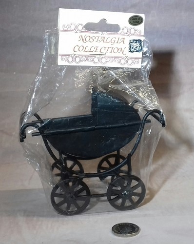 Dolls house victorian pram - victorian,