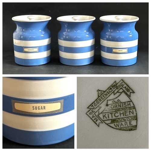 Vintage green cornish ware - t,