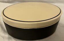 Hornsea Ebony Lidded Butter Dish Michael Hunt Vintage 1980’s New Old Stock