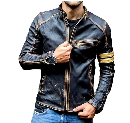Men motorcycle biker leather - motorcycle,