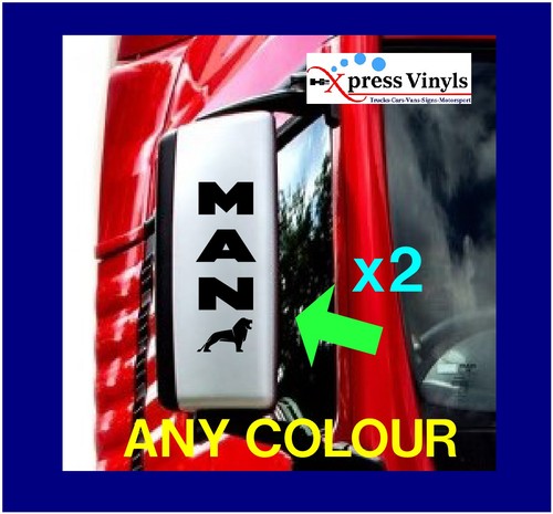 Man mirror decals designs - man,