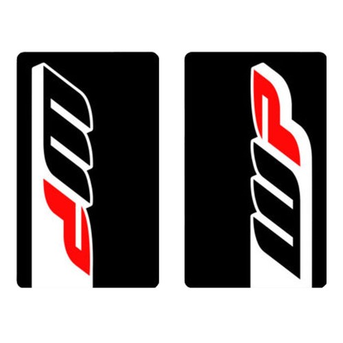 4mx fork decals black - fork,