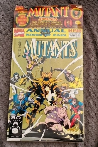 Marvel comic 1991 mutants - marvel,