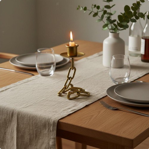 Set wrought iron candle - set, of