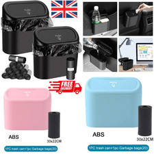 Car Trash Can with Lid and