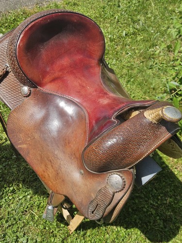 Western saddle old california - western,