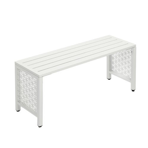 Seater metal garden bench - seater,