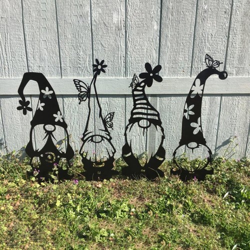 Garden metal statues - garden,
