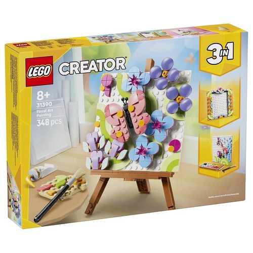 Lego art floral painting - art,