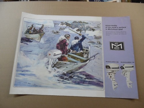 1964 mcculloch outboard boat - outboard,