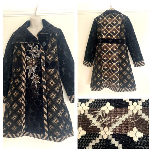 Lovely desigual coat patchwork - desigual,