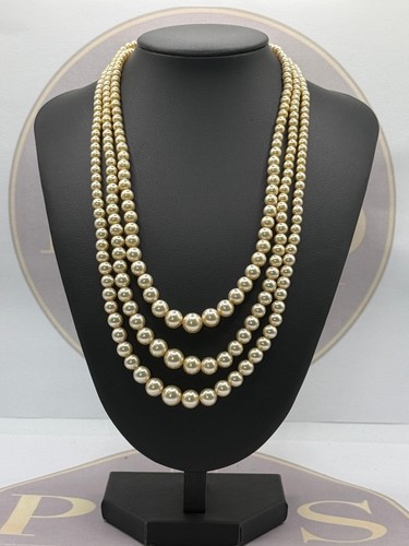 Vintage pompadour pearls - vintage,