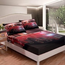 Fire Truck Bed Sheet Set Fire
