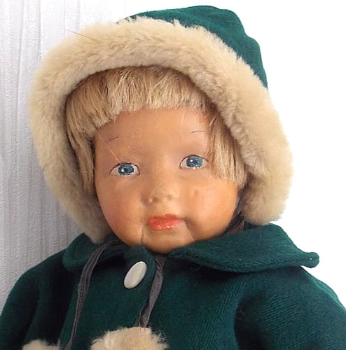 Antique doll 1920s - antique,