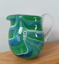 MDINA Jug signed to base blue
