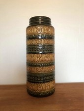 W. German Pottery Floor Vase