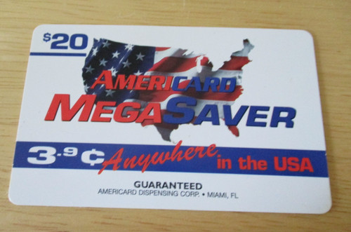 Vintage americard mega saver - vintage,