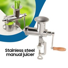 Stainless Steel Fruit & Vegetable Juicer Manual Wheatgrass Citrus Juicer