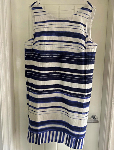 White navy brush - navy,