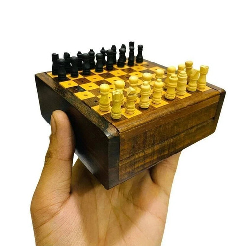 Mini chess board game set - mini,