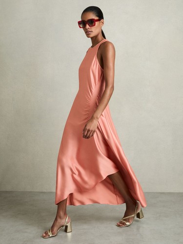 Reiss womens midi satin - midi,