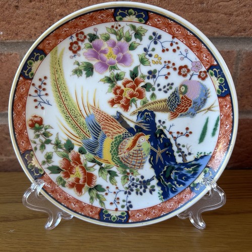 Japanese imari style plate - japanese,