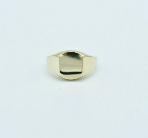 Signet ring medium shiny - ring, real