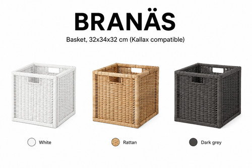 Ikea branäs basket kallax - branÄs,