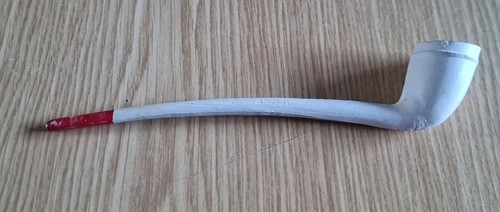 Vintage white clay tobacco - white,