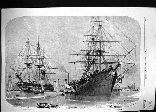 Old 1858 reshipment atlantic - 1858,