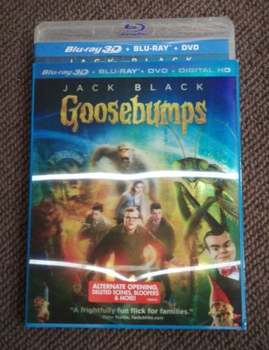 Goosebumps blu ray - 3d, 2d