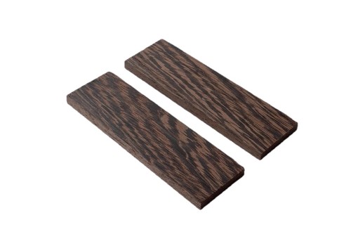 Wenge book matched - wenge, knife