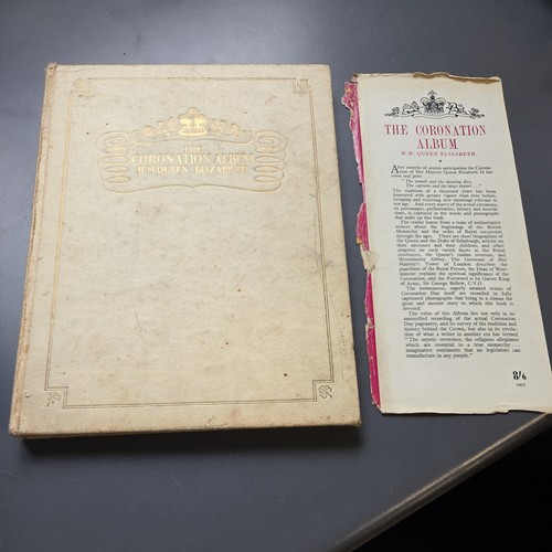 Vintage 1953 coronation album - vintage,