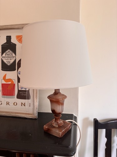Onyx table lamp - table,
