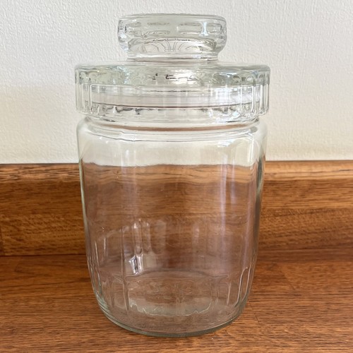 Storage jar large clear - storage, jar: