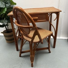 Vintage French Rattan & Cane