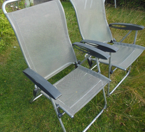 Adjustable garden chairs - 2,