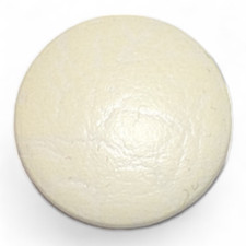 Cream Faux Leather Snap