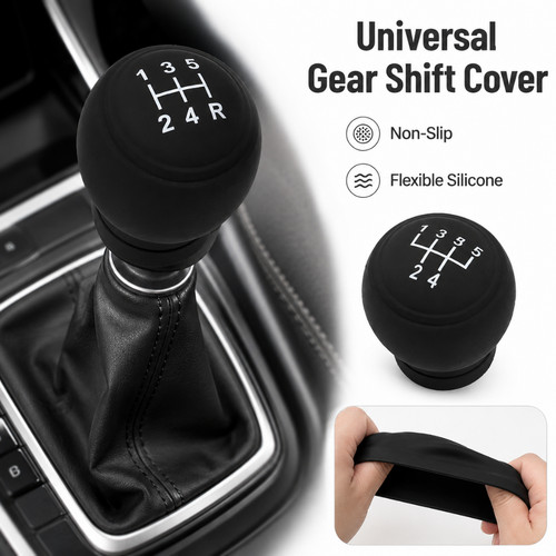 Universal silicone gear shift - silicone,